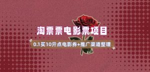 电影票无门槛券推广_0.1亓买10亓无门槛+渠道入口(v1.0版教程)-男爵娱创[知识付费]