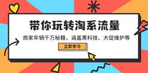 带你玩转淘系流量，商家年销千万秘籍，涵盖黑科技、大促维护等-男爵娱创[知识付费]