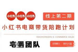 小红书电商带货课2期，月利润20个的小红书电商的有货源，无货源，虚拟产品，付费投流等整套玩法-男爵娱创[知识付费]