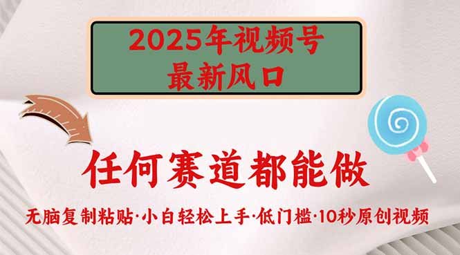 2025年视频号新风口，低门槛只需要无脑执行-男爵娱创[知识付费]