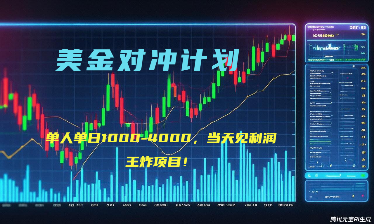 2025年最暴力项目“美金先登计划”最新最强对冲战法，每日实际收益1K-4K-男爵娱创[知识付费]