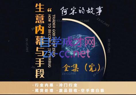 阿宋的故事·生意内幕与手段-男爵娱创[知识付费]