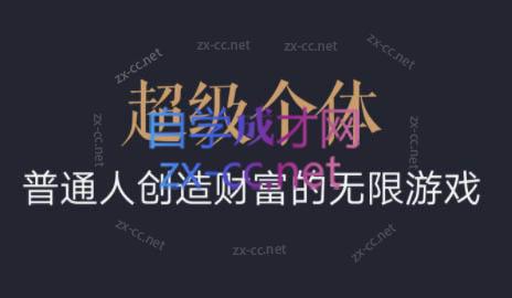 超级个体·普通人创造财富的无限游戏-男爵娱创[知识付费]