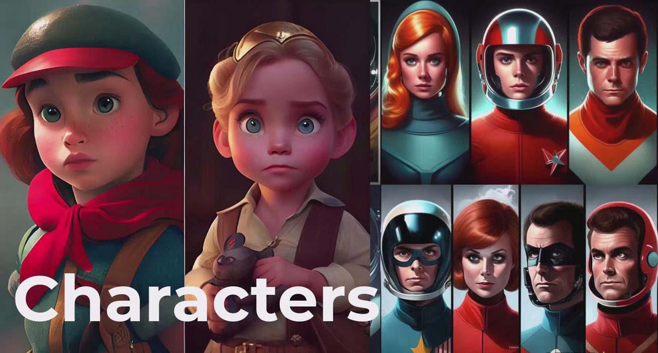 掌握 MidJourney V5 AI + ChatGPT创建一致的角色设计图像-22节课-中英字幕-男爵娱创[知识付费]