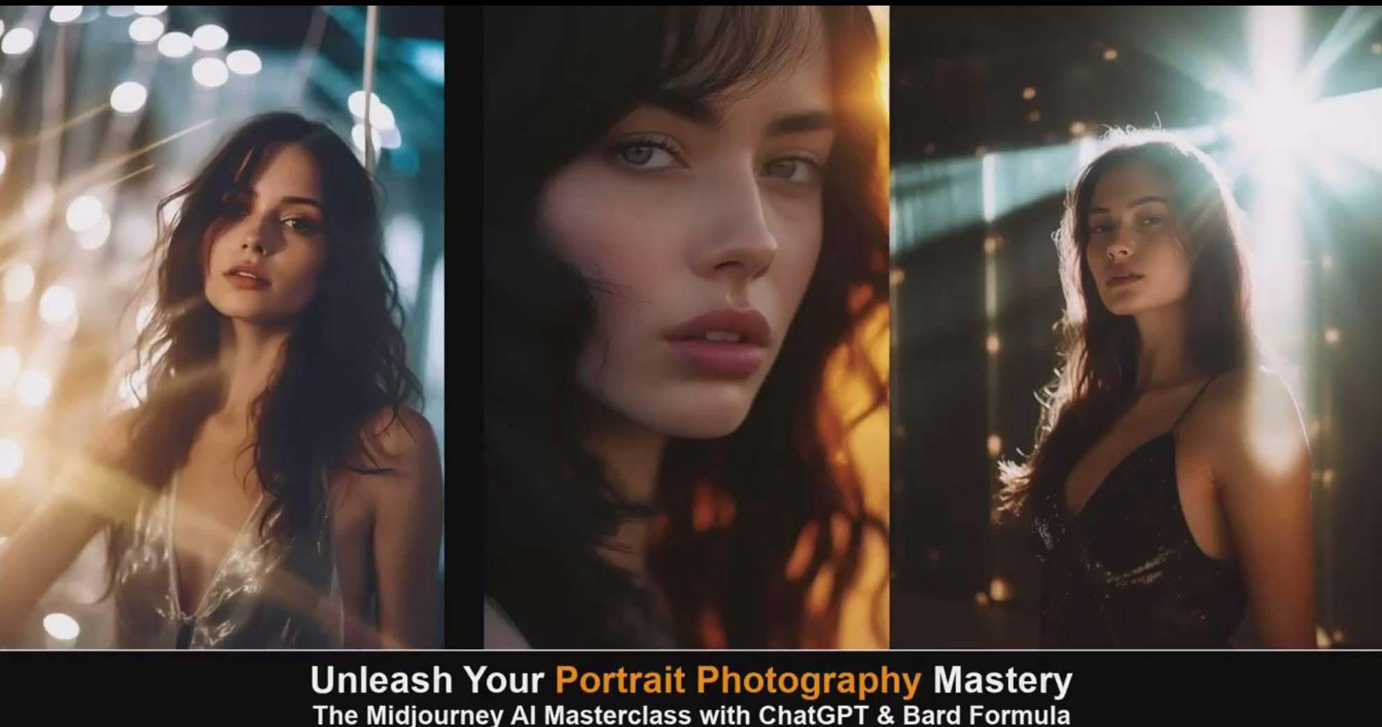 图片[6]-(9312期)Midjourney v5 ChatGPT 和 Bard AI人工智能人像摄影大师班-15节-中英字幕-男爵娱创[知识付费]