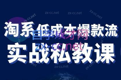 卡卡老师·淘宝低成本爆款流实战私教课-男爵娱创[知识付费]