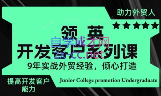 城哥·领英开发客户系列课-男爵娱创[知识付费]