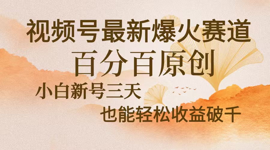视频号最新爆火赛道，中老年粉深信不疑，百分百原创，新号三天收益轻松…-男爵娱创[知识付费]