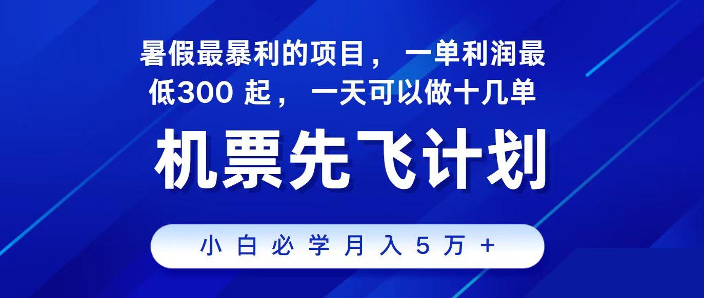 2024最新项目冷门暴利，整个暑假都是高爆发期，一单利润300+，每天可批量操作十几单-男爵娱创[知识付费]