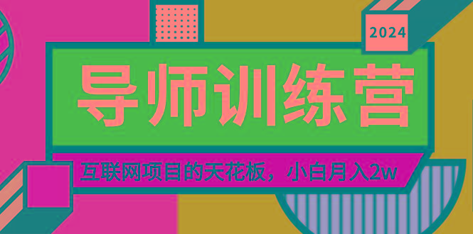 《导师训练营》精准粉丝引流的天花板，小白月入2w-男爵娱创[知识付费]