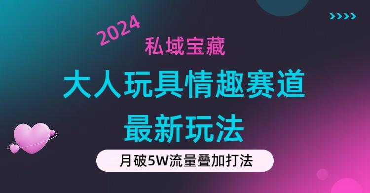 私域宝藏：大人玩具情趣赛道合规新玩法，零投入，私域超高流量成单率高-男爵娱创[知识付费]
