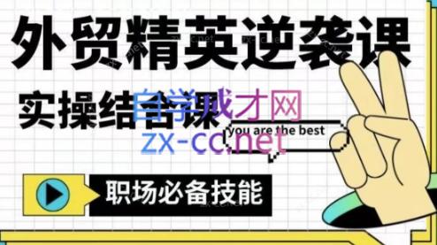 大表姐·外贸精英逆袭-实操综合课-男爵娱创[知识付费]