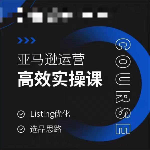 亚马逊运营高效实操课，Listing优化，选品思路-男爵娱创[知识付费]