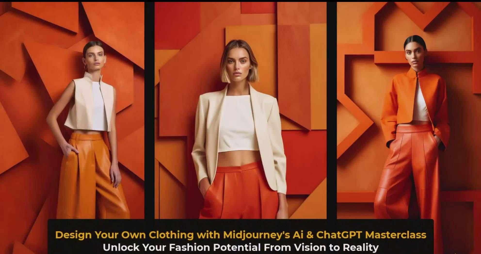 图片[3]-利用 Midjourneys Ai 人工智能设计自己的服装AI大师班-10节课-中英字幕-男爵娱创[知识付费]