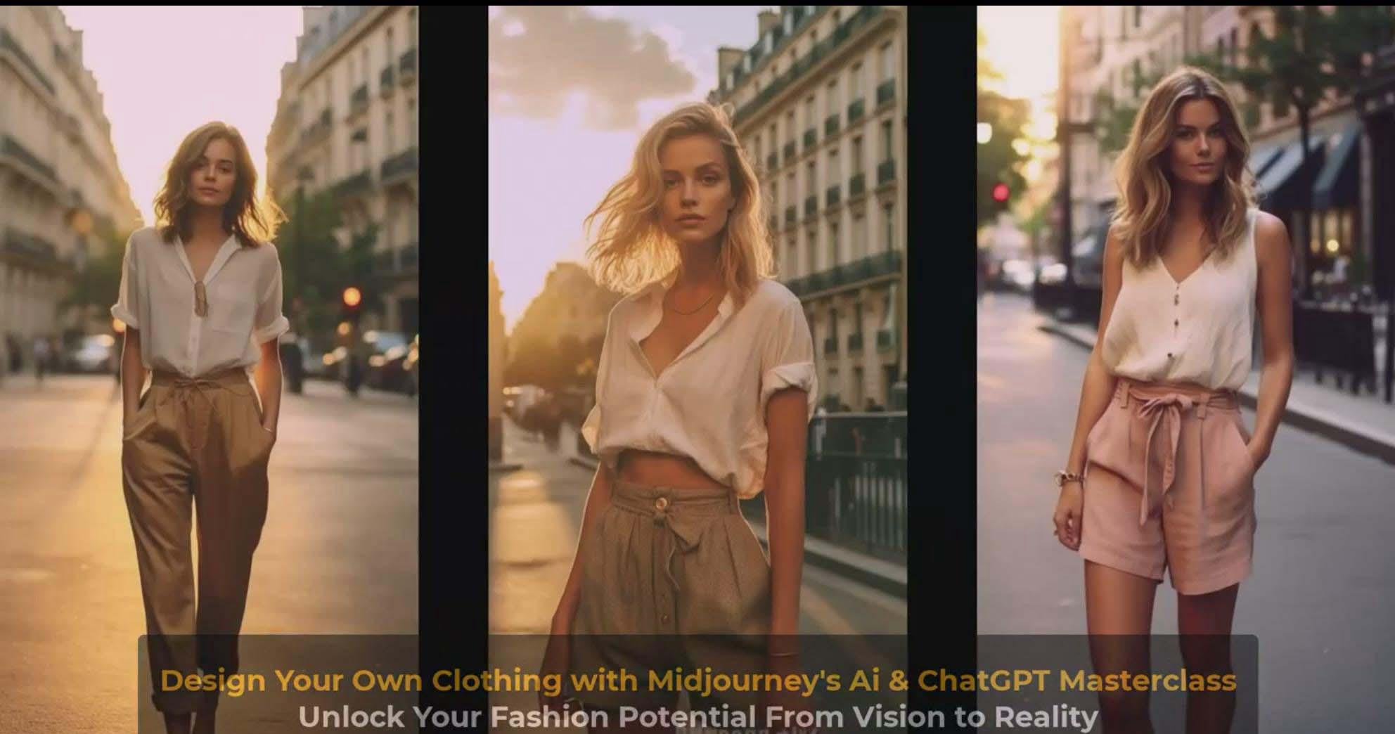 图片[9]-利用 Midjourneys Ai 人工智能设计自己的服装AI大师班-10节课-中英字幕-男爵娱创[知识付费]