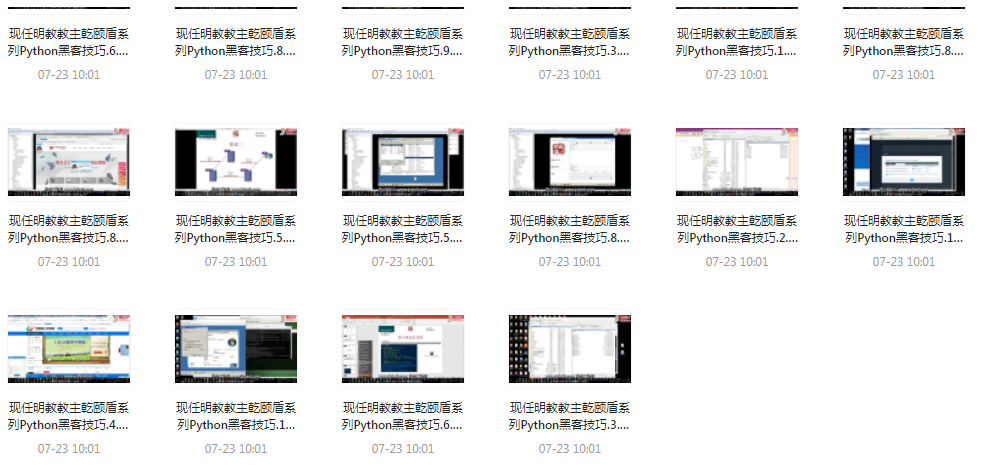 Python黑客技巧课程-男爵娱创[知识付费]
