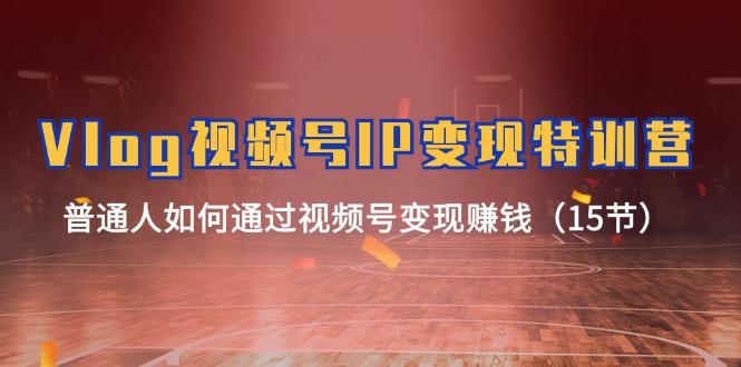 Vlog 视频号IP变现特训营，普通人如何通过视频号变现赚钱(15节-男爵娱创[知识付费]