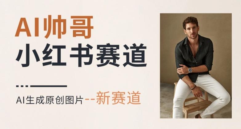 AI一键生成帅哥，新思路新赛道，涨粉迅速，轻松月入过万-男爵娱创[知识付费]