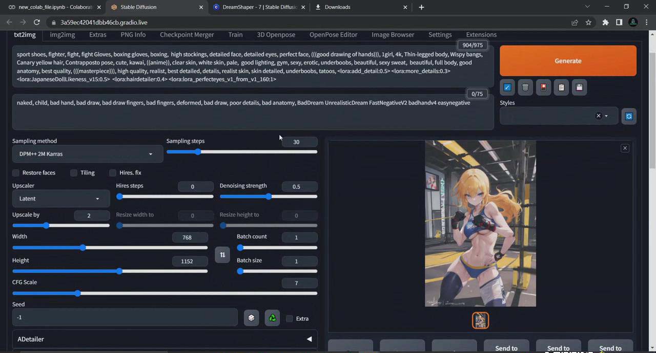 图片[4]-利用Stable Diffusion创建动漫艺术图像使用AI绘画赚钱-中英字幕-男爵娱创[知识付费]