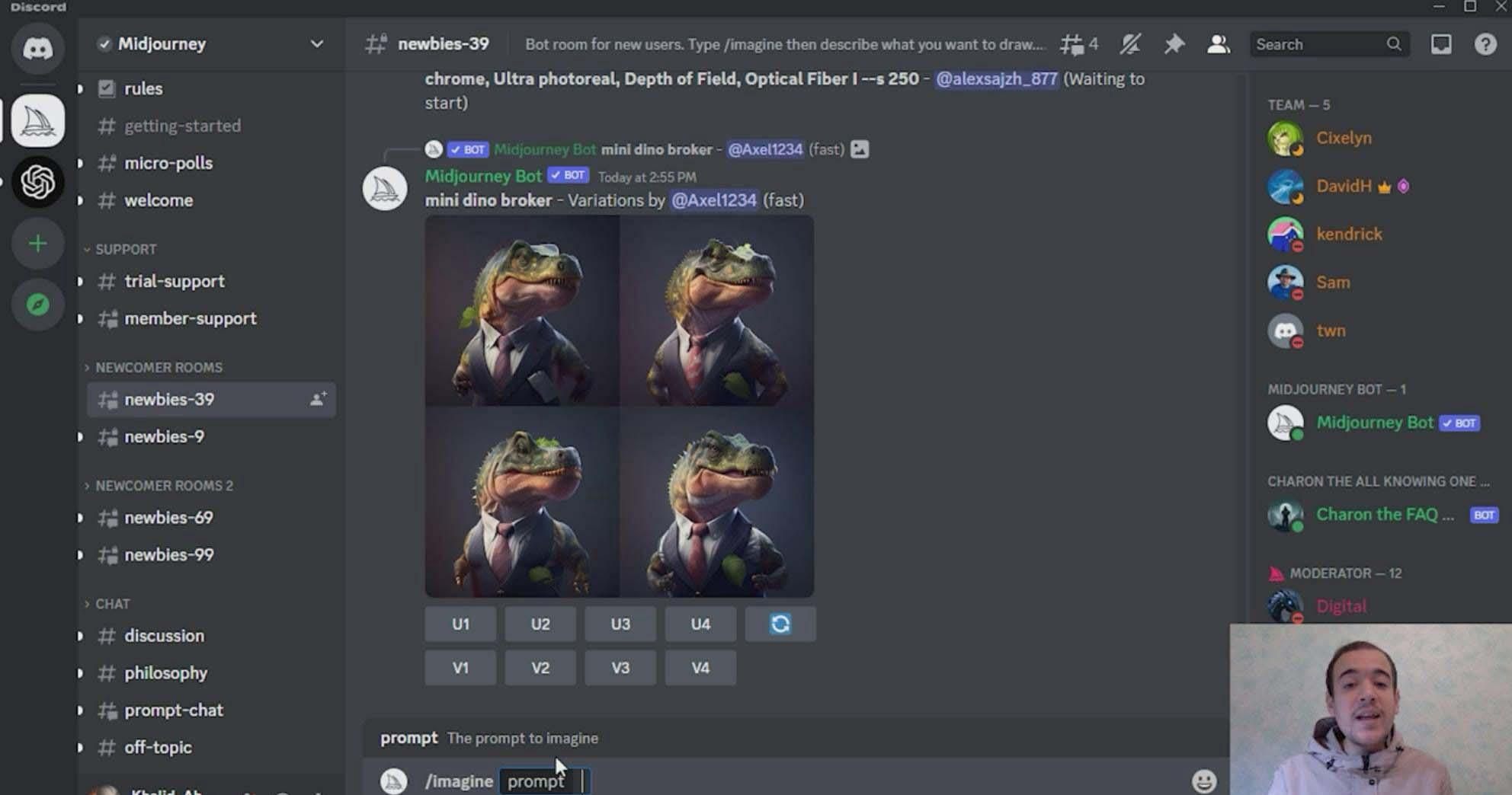图片[1]-Midjourney 精通教程-使用Midjourney AI创建美丽艺术图像-36节课-中英字幕-男爵娱创[知识付费]