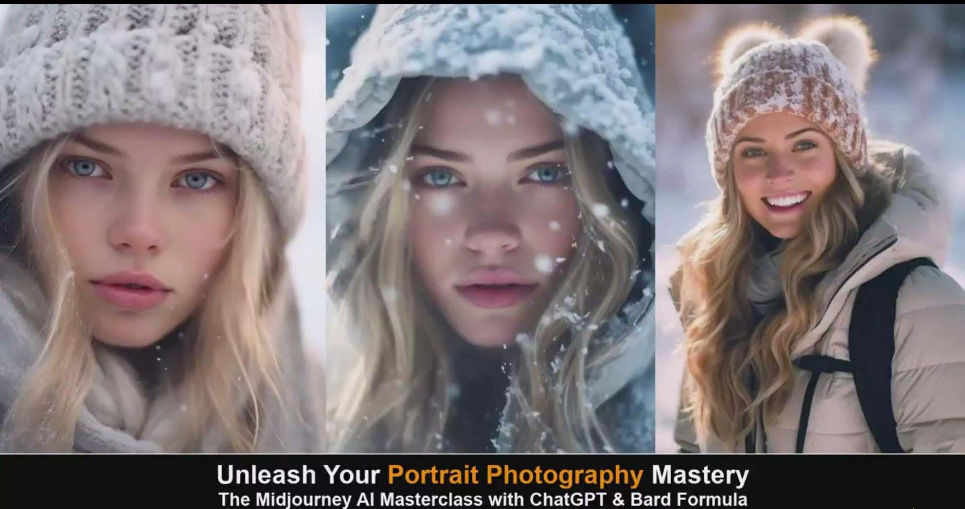 图片[5]-(9312期)Midjourney v5 ChatGPT 和 Bard AI人工智能人像摄影大师班-15节-中英字幕-男爵娱创[知识付费]