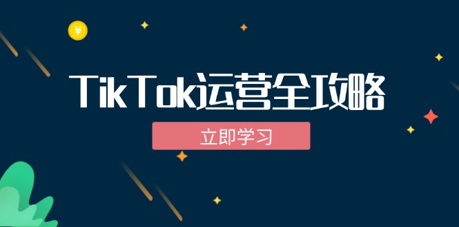 TikTok实战运营全攻略：从下载软件到变现，抖音海外版实操教程-男爵娱创[知识付费]